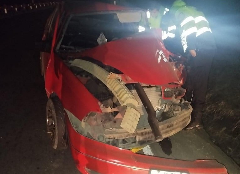 Despiste de automóvil deja cuatro heridos en la carretera Central