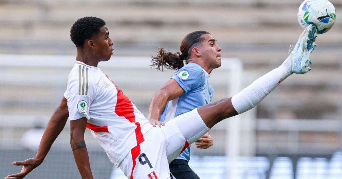 Perú perdió ante Uruguay por 2 a 0 en última fecha del Sudamericano Sub 20