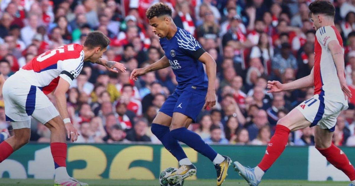 PSG dio el primer golpe ante Arsenal en la semifinal de la Champions League