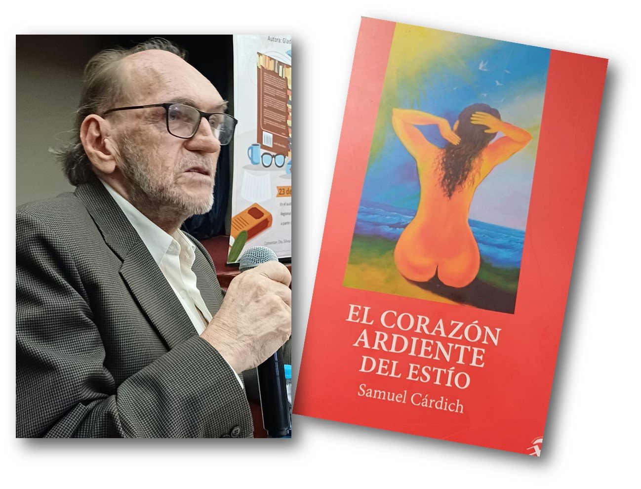 El corazón ardiente del estío: Samuel Cárdich incendia la poesía con erotismo sagrado
