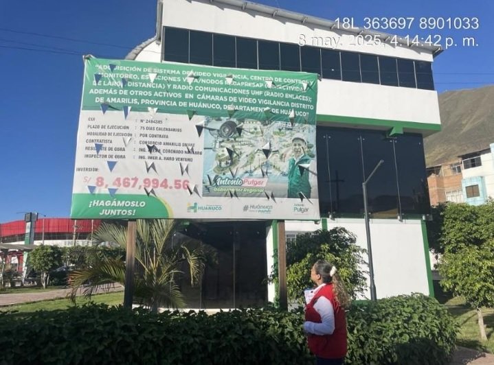 Contraloría advierte falencias en sistema de seguridad ciudadana en Amarilis