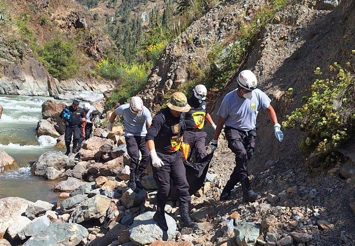 Recuperan cuerpo de un NN del río Huallaga en la jurisdicción de San Rafael