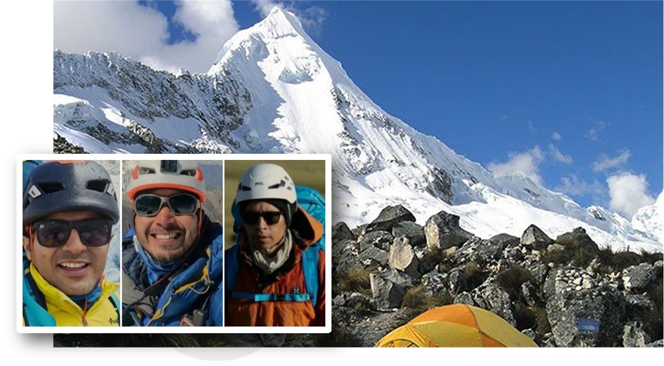 Hallaron sin vida a montañistas desaparecidos en el nevado Artesonraju en Áncash