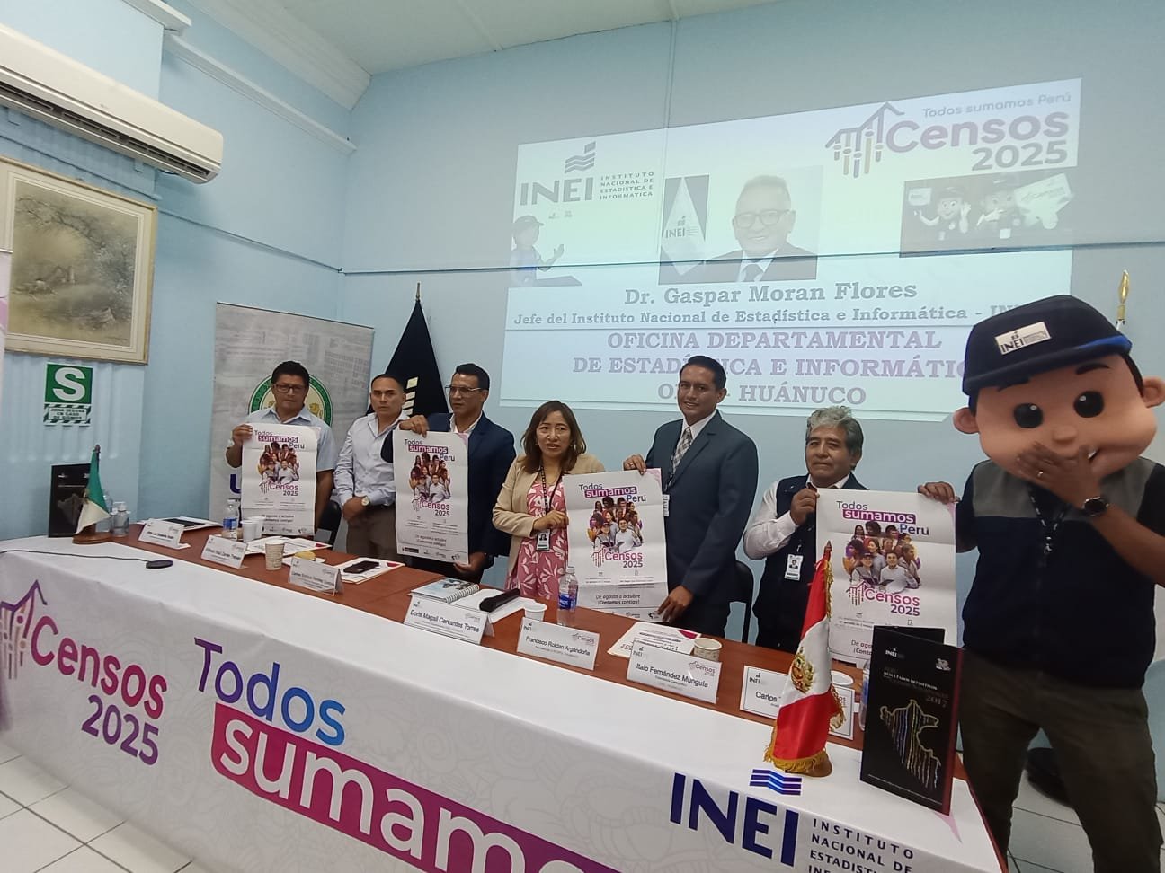 El Inei empleará a 904 censistas en Huánuco para Censos Nacionales 2025