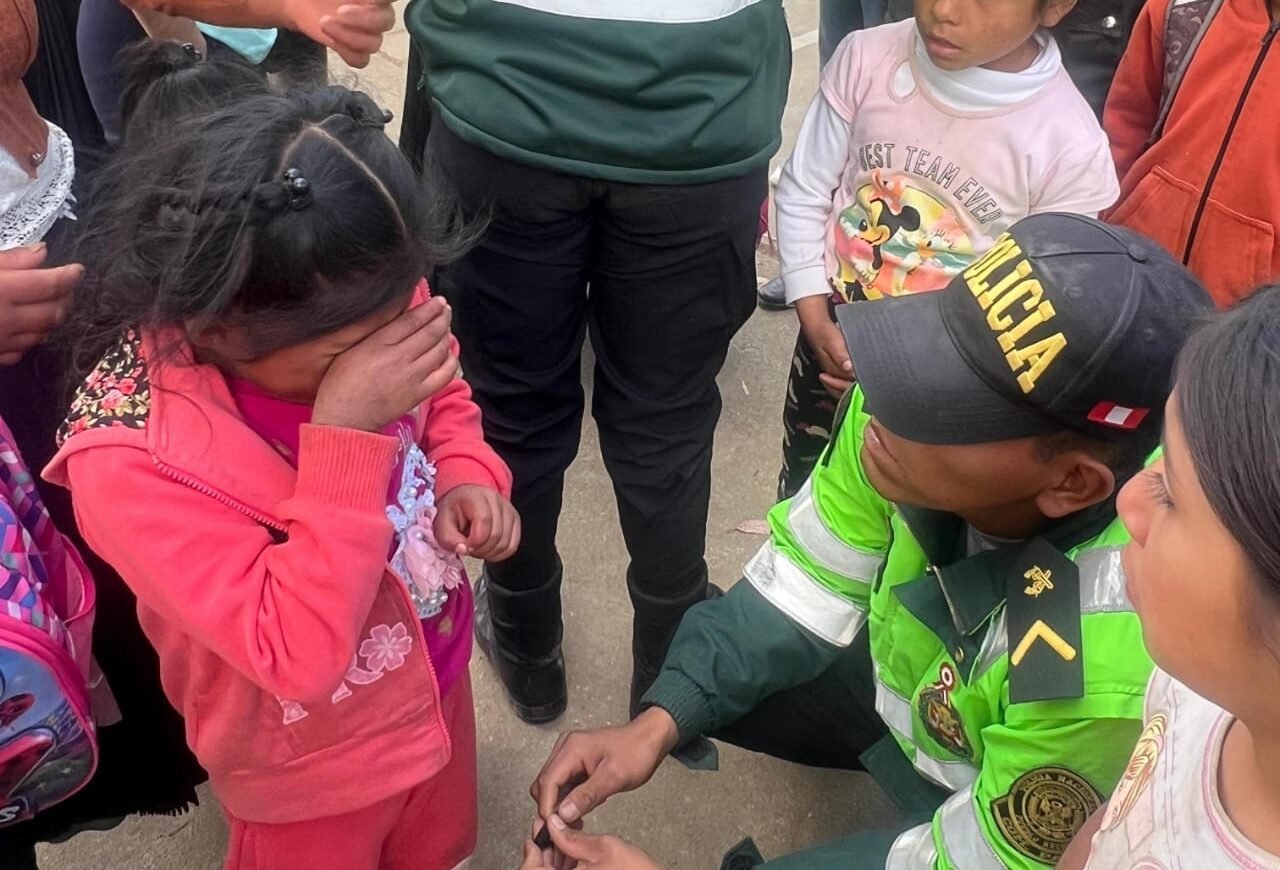 Final feliz, menor de 9 años reportada como desaparecida fue ubicada en una escuela de Panao