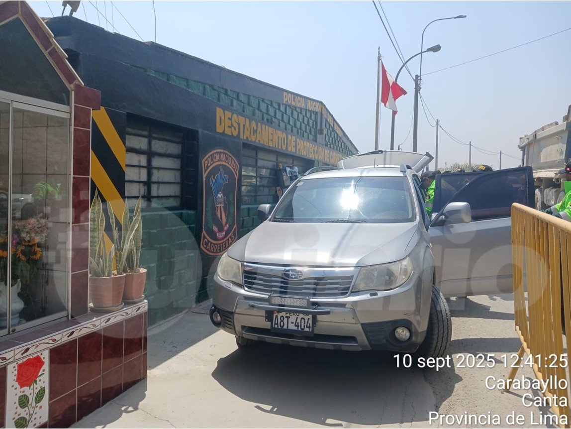Cuando huían con mercadería robada valorizada en 60 mil soles, son detenidos en Canta