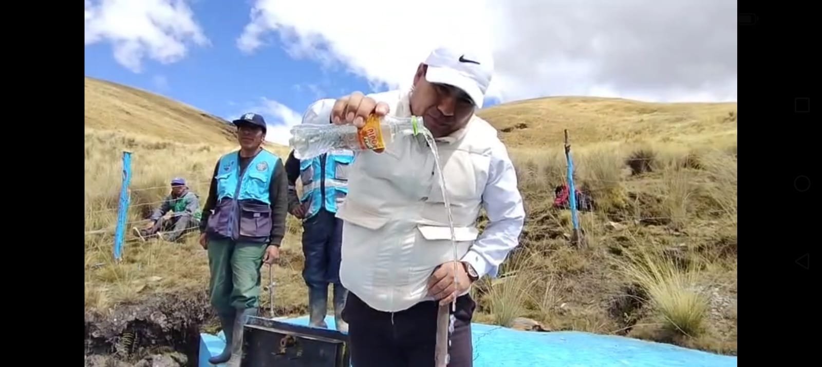Antiguo sistema de agua potable en San Miguel de Cauri colapsó