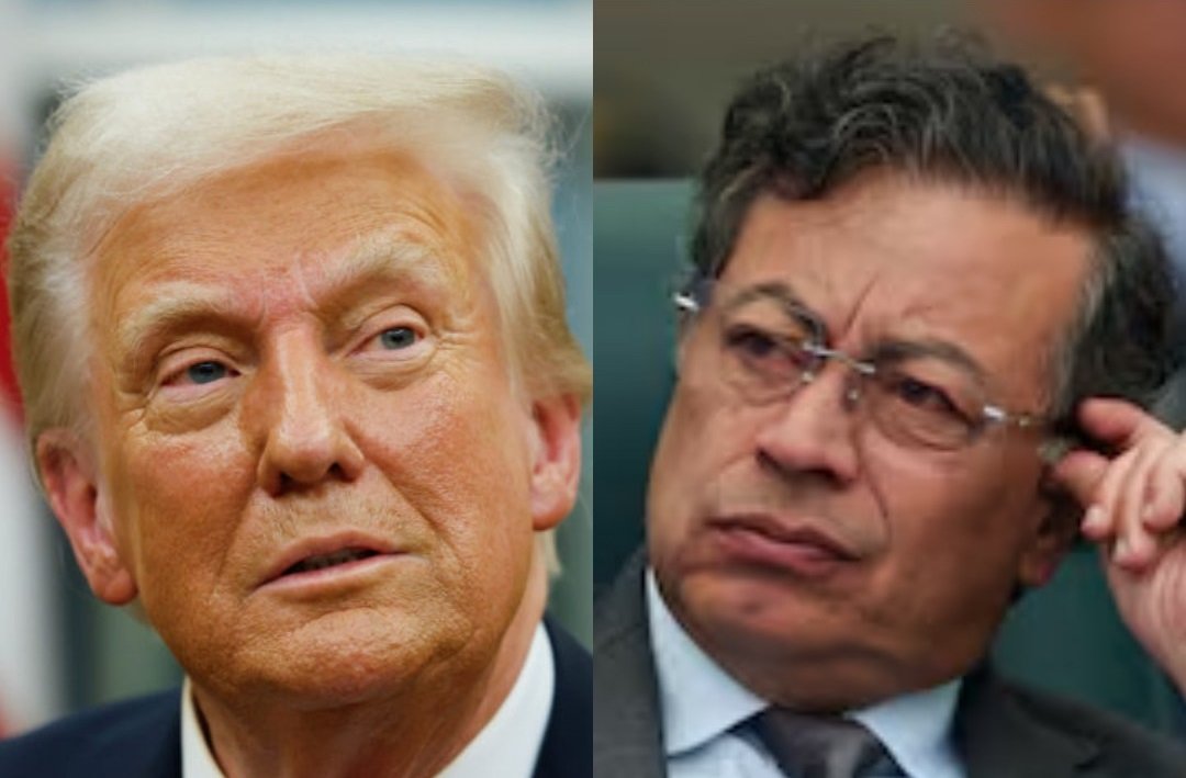 Trump acusa a Petro de fabricar drogas y lo llama “matón”; presidente colombiano anuncia defensa legal