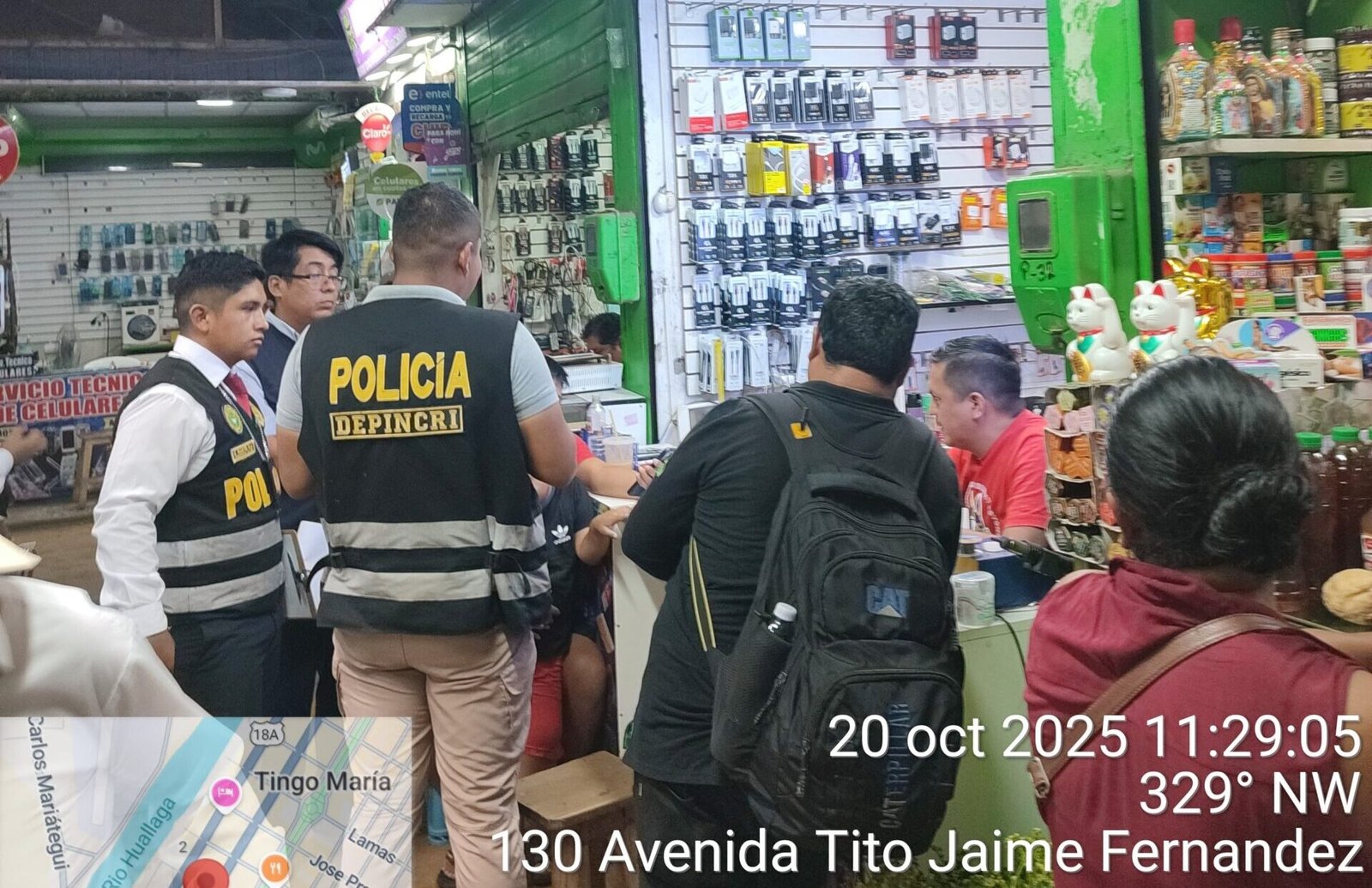 Durante operativo encuentran celular robado hace tres años