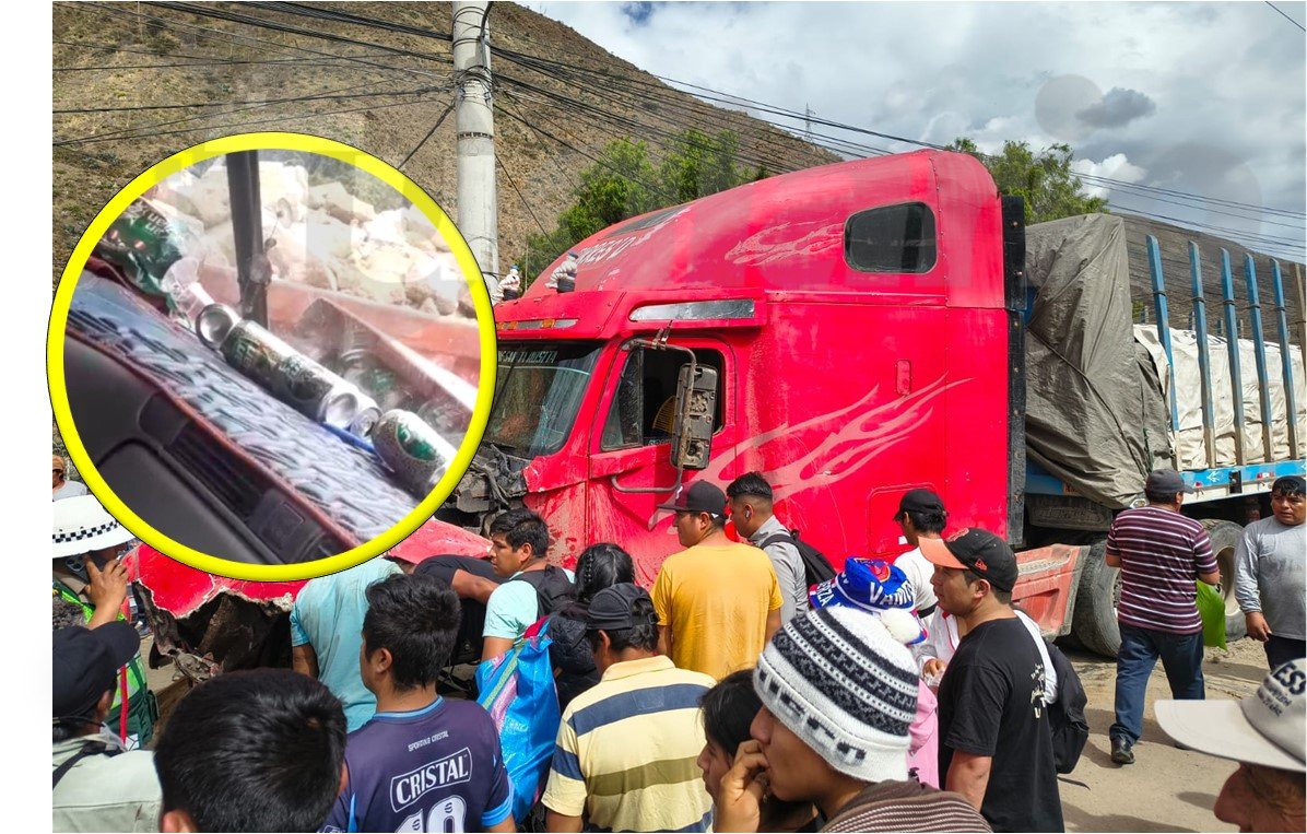 Encuentran latas de cerveza junto a chofer de tráiler que causó accidente y paralizó por 5 horas la vía Central