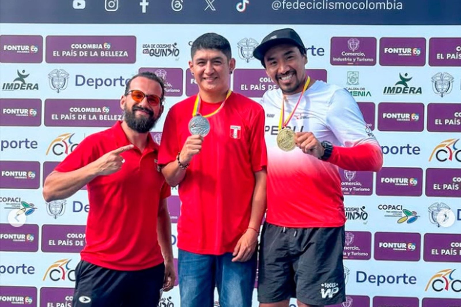 Peruanos ganaron oro y plata en el Sudamericano de ciclismo BMX