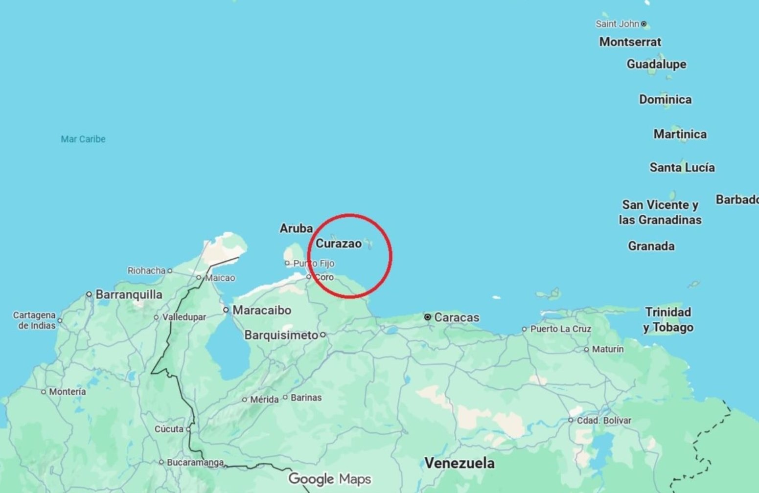 Aviones militares de Estados Unidos sobrevolaron el Caribe