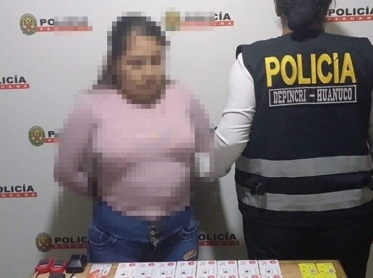 Sorprenden a mujer con 59 chips que los vendía en la calle