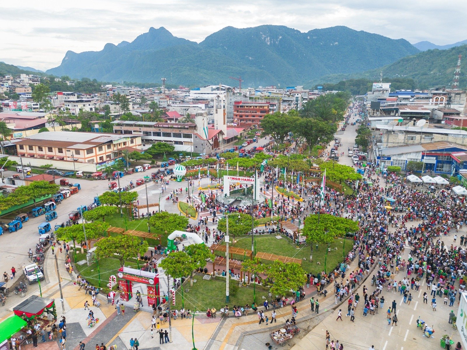 Inauguran etapa 4B de la Alameda Perú en la ciudad de Tingo María