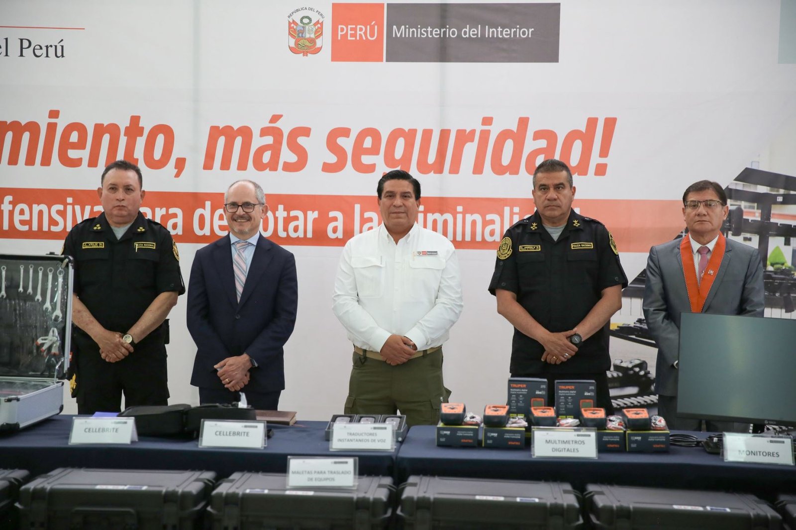 PNP fortalecerá lucha contra el crimen organizado con tecnología donada por la Unión Europea