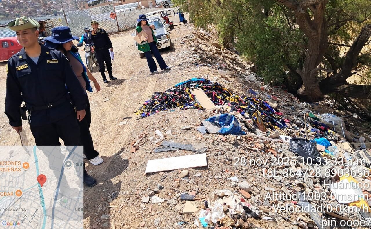 Fiscalía abre investigación a alcalde y funcionarios de Amarilis por permitir arrojo de basura al río Huallaga