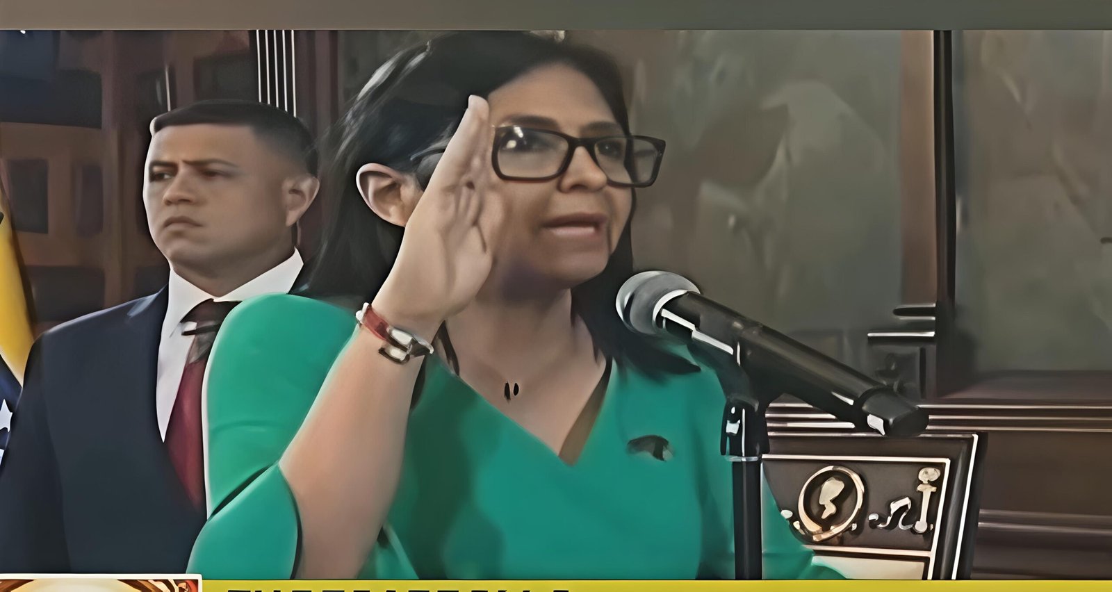 Delcy Rodríguez asume la presidencia encargada de Venezuela