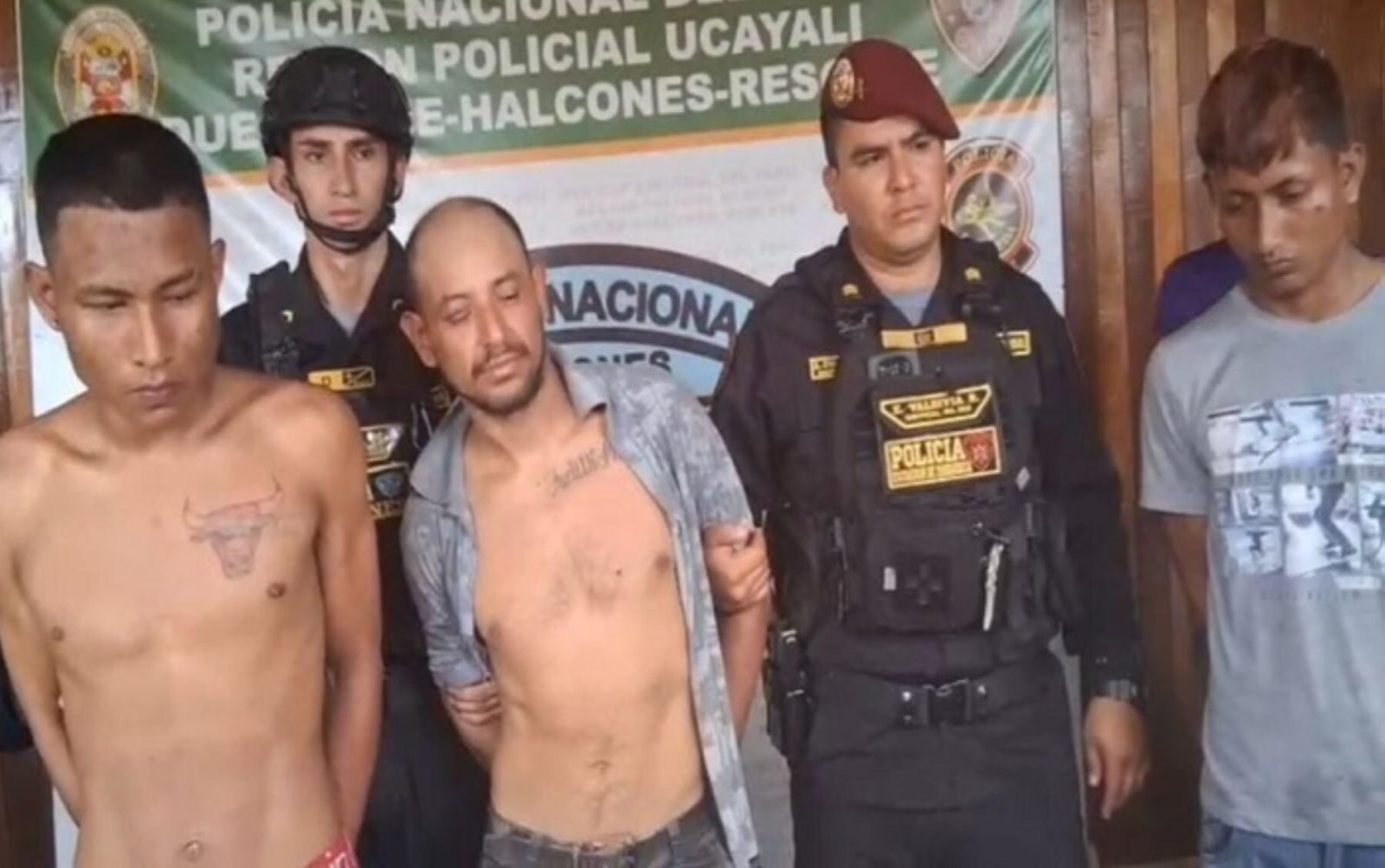 Policía de Ucayali captura a tres implicados en asesinato de comerciante brasileño