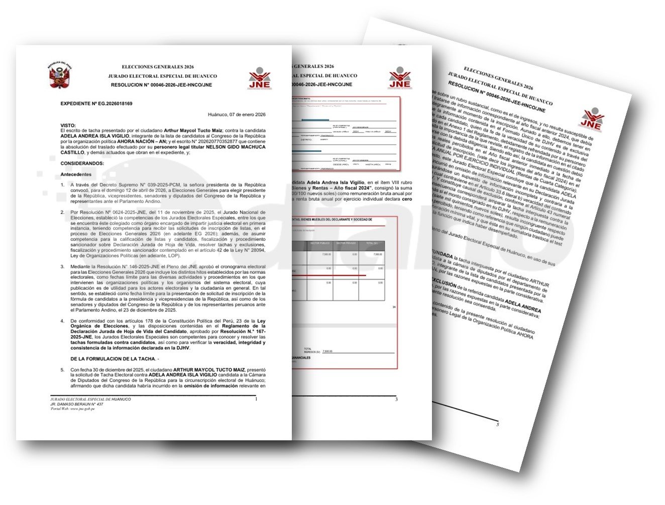 Candidata a diputado de Ahora Nación es excluida por tacha