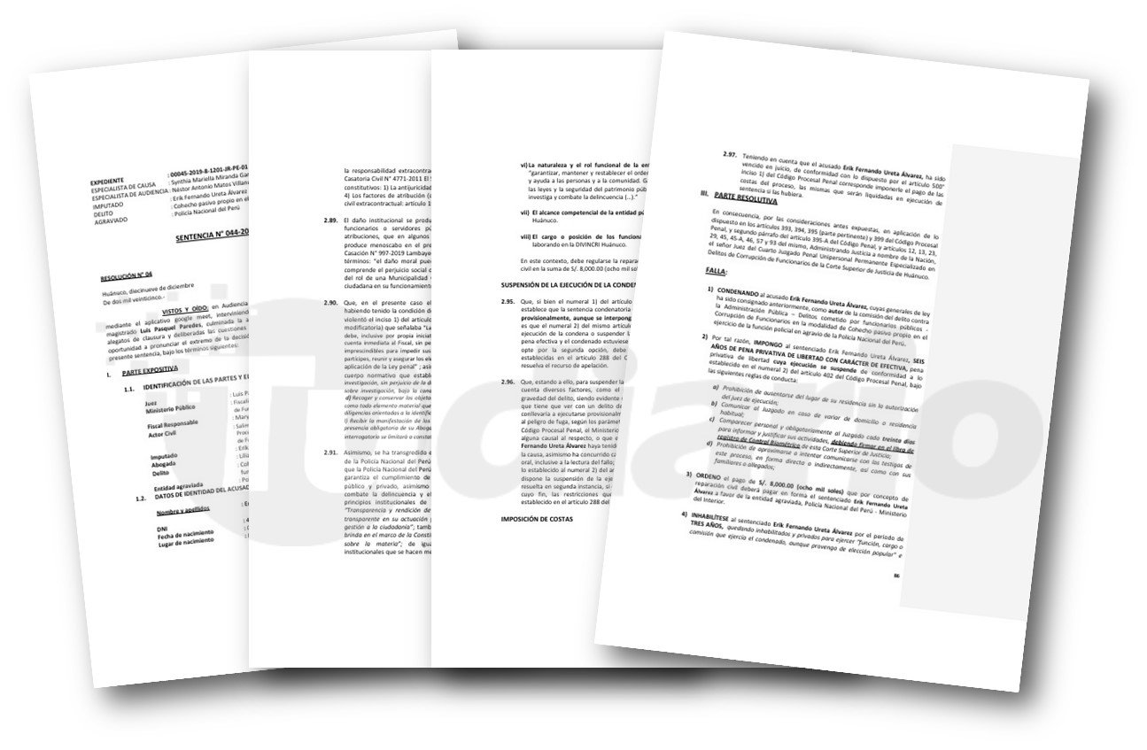 Luego de 15 años sentencian a esposa y hermano de ex administrador municipal como cómplices de peculado