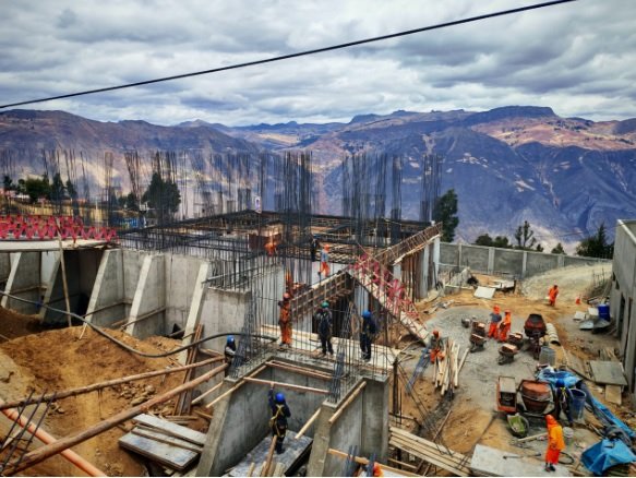 Advierten que hay retrasos en la construcción del centro de salud de Huacaybamba