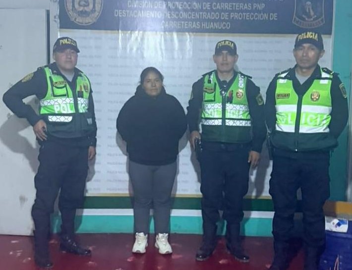 Policía de Carreteras captura a sentenciada por tráfico de drogas 