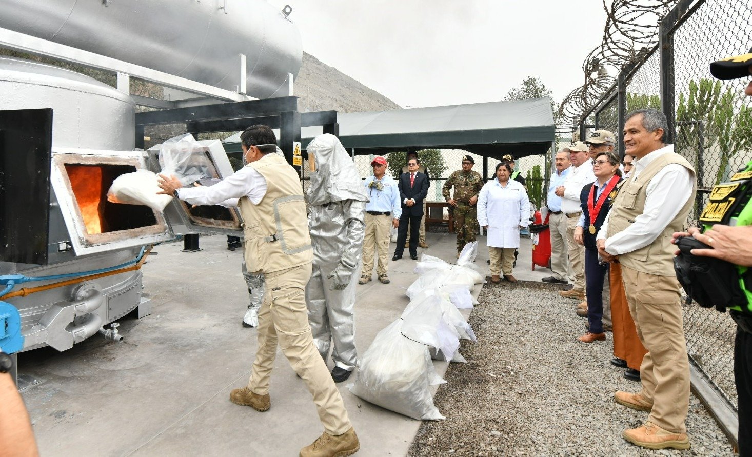 Ministerio del Interior destruye más de 11 toneladas de drogas decomisadas