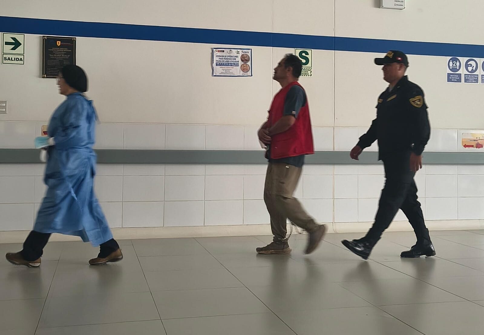 Sentenciado por el caso ‘Caty Morales’ es llevado al hospital por grave lesión en la mano