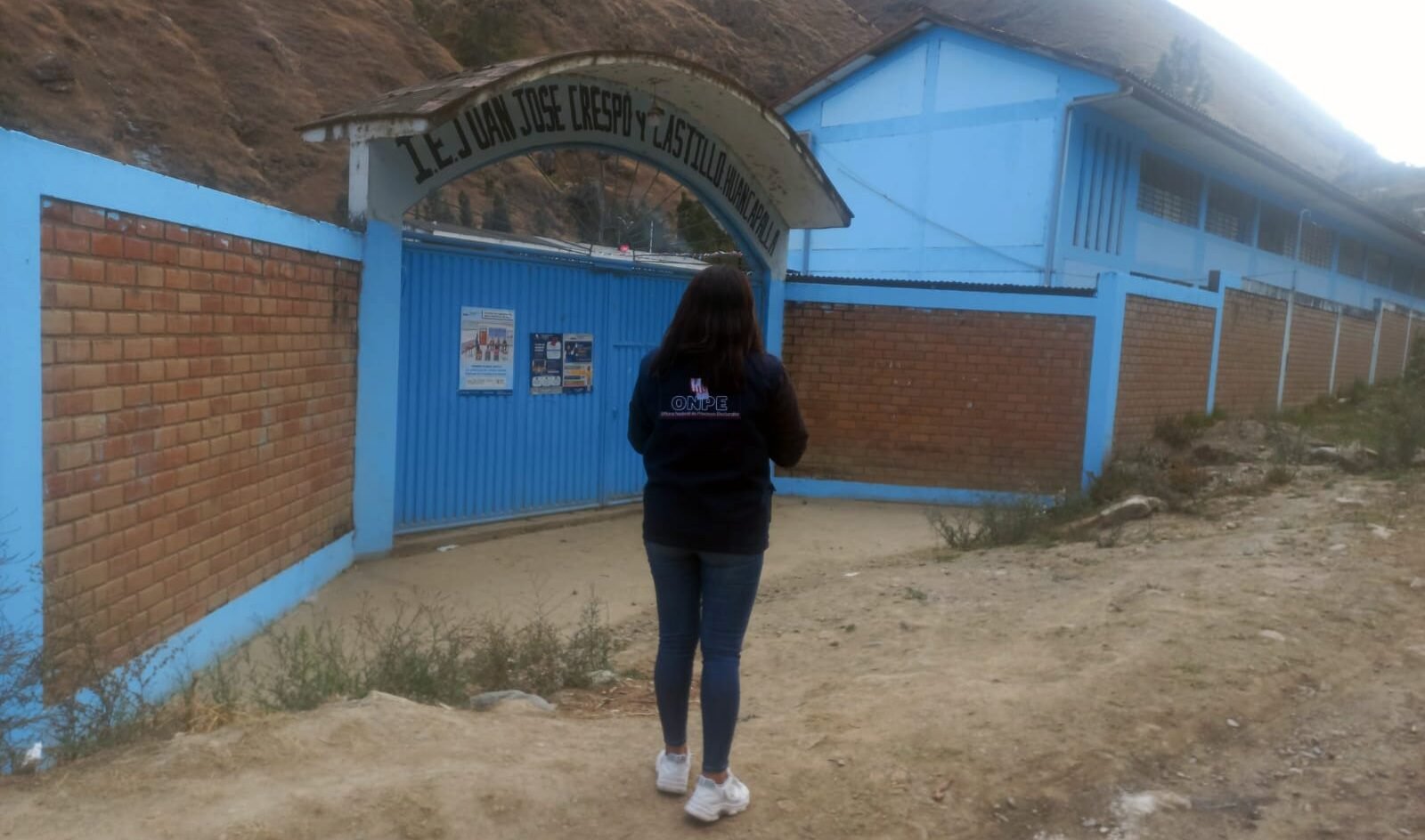 Odpe Huánuco reasigna un local de votación en el distrito de Quisqui